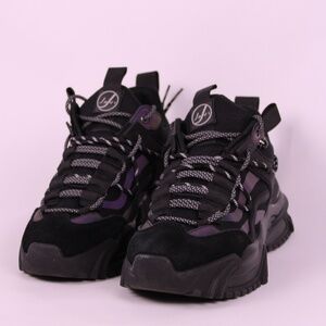 Dominance TY Black & Purple Chunky Sneakers – Size 7Y
